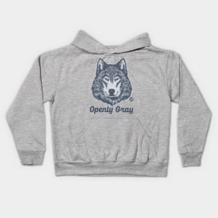 openly gray Kids Hoodie